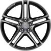 AMG 5 Twin Spoke [166-21] Titanium Black Wheel Img 1
