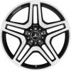 AMG 5 Twin Spoke [166-21] Gloss Black with High Sheen Wheel Img 1
