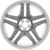 AMG 5 Twin Spoke [166-21] Standard Silver with High Sheen Wheel Img 3