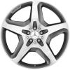 AMG 5 Spoke [166-21] Himalaya Grey with High Sheen Wheel Img 1