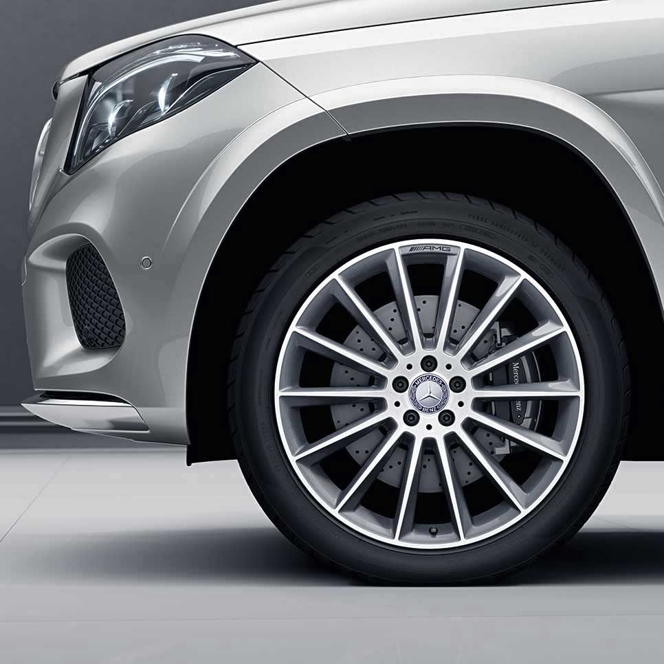 AMG Multispoke [166-21] Himalaya Grey with High Sheen Alloy Wheel Product Image #3