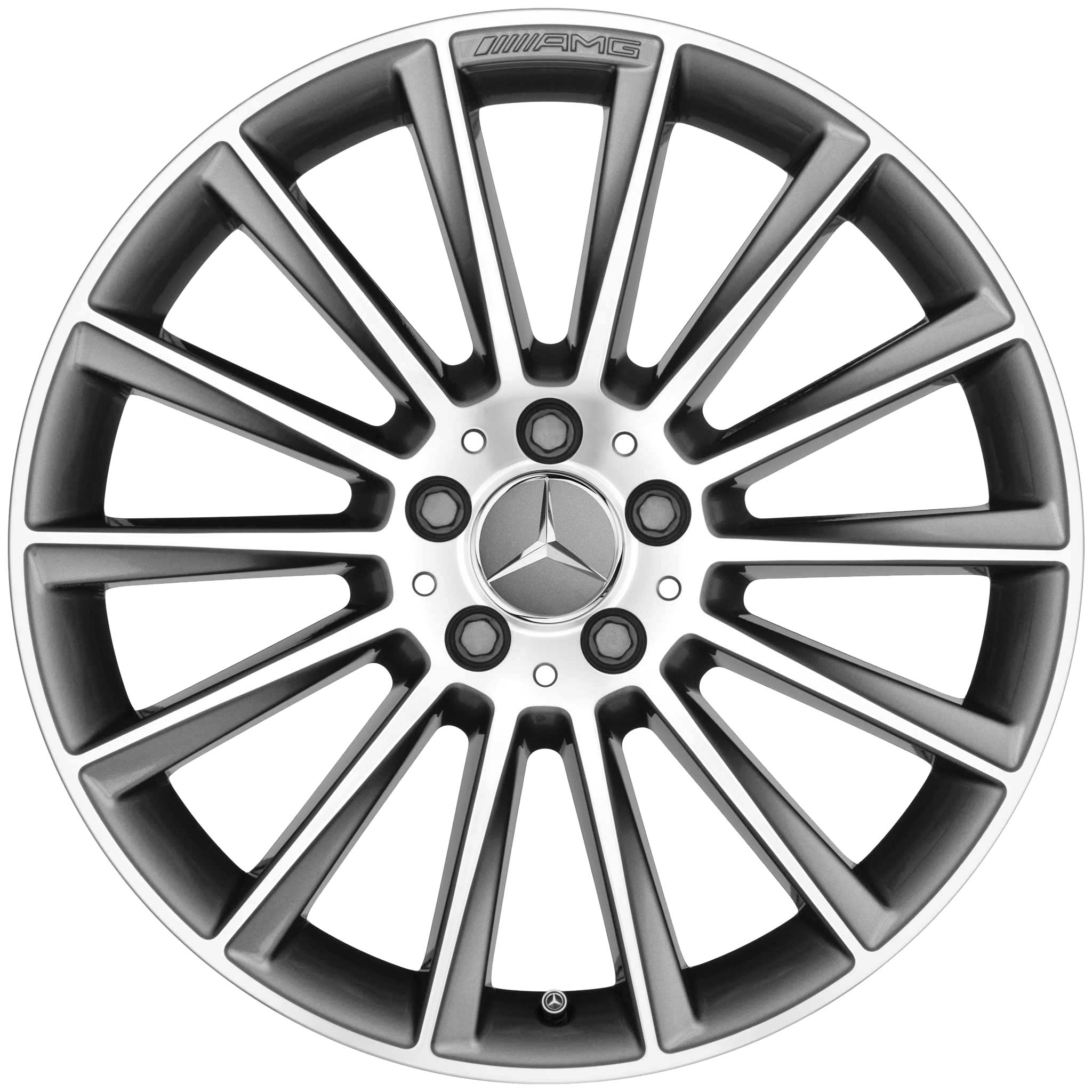 AMG Multispoke [166-21] Himalaya Grey with High Sheen Alloy Wheel Product Image #1