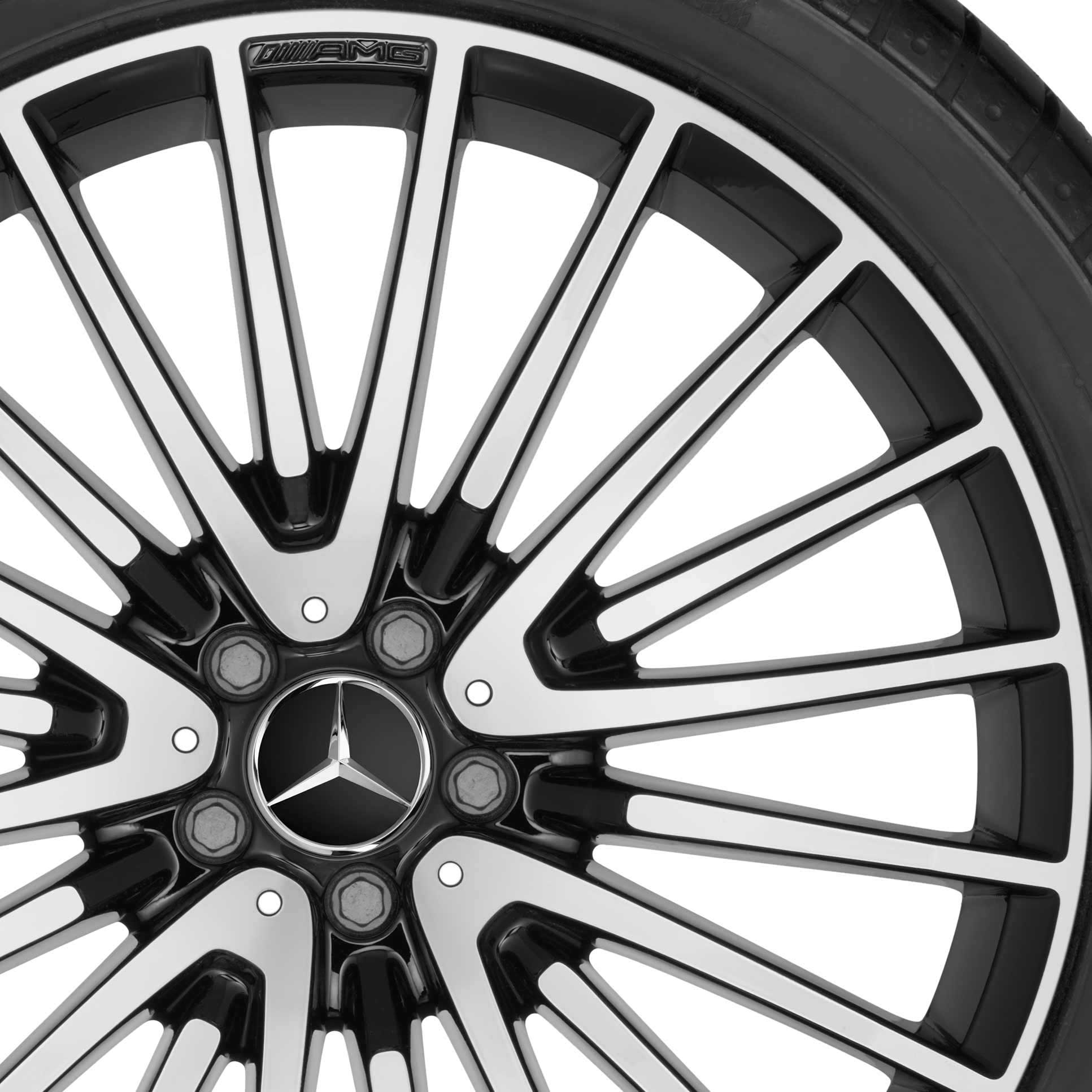AMG Multispoke [166-22] Gloss Black with High Sheen Alloy Wheel Product Image #2
