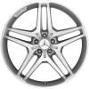 AMG 5 Twin Spoke [166-21] Himalaya Grey with High Sheen Wheel Img 1