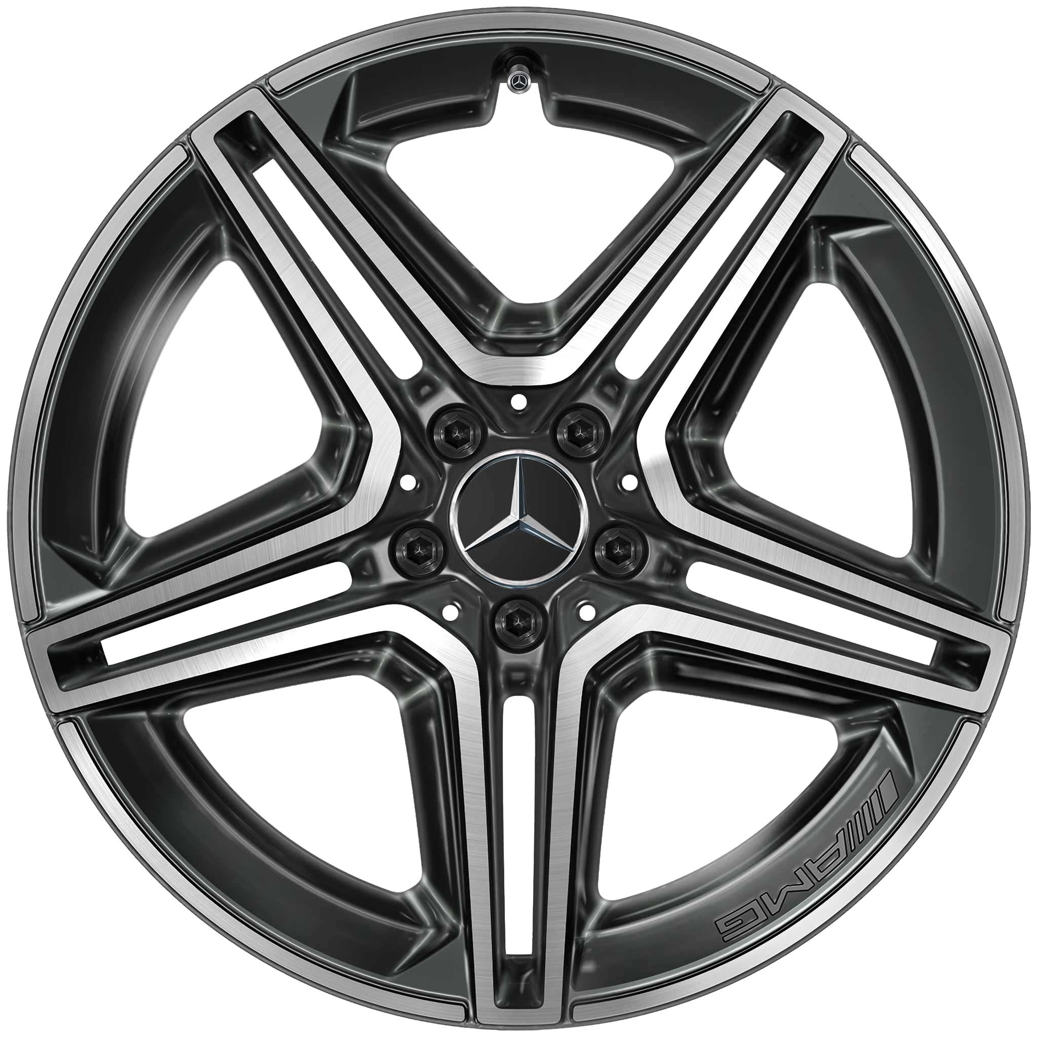 AMG 5 Double Spoke [167-20] Gloss Black with High Sheen Alloy Wheel Product Image #1