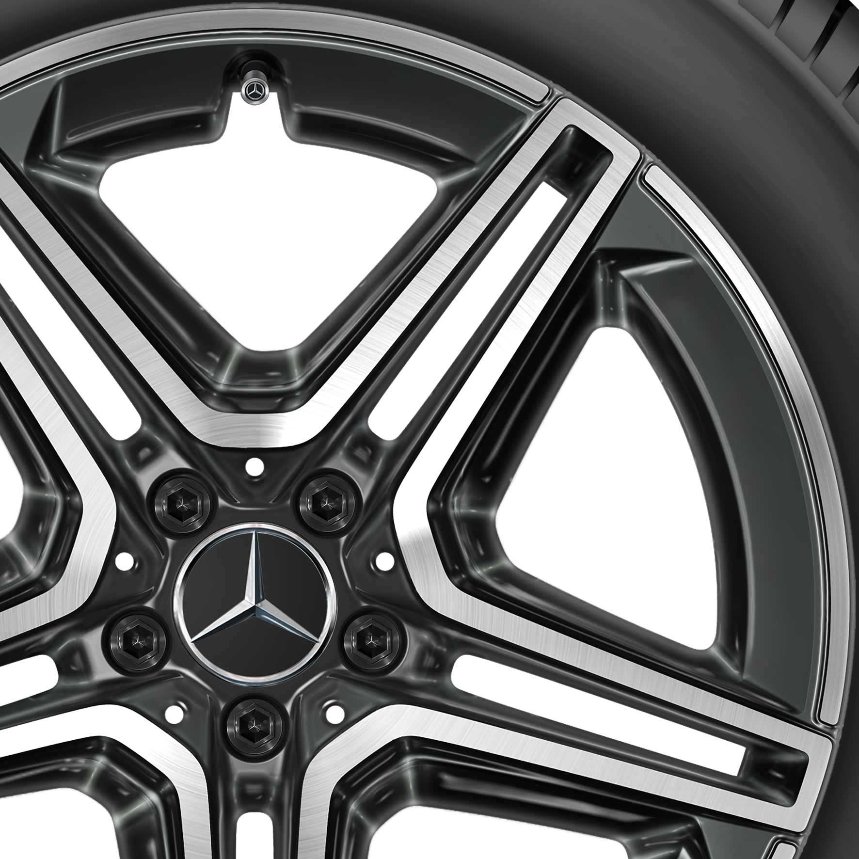 AMG 5 Double Spoke [167-20] Gloss Black with High Sheen Alloy Wheel Product Image #2