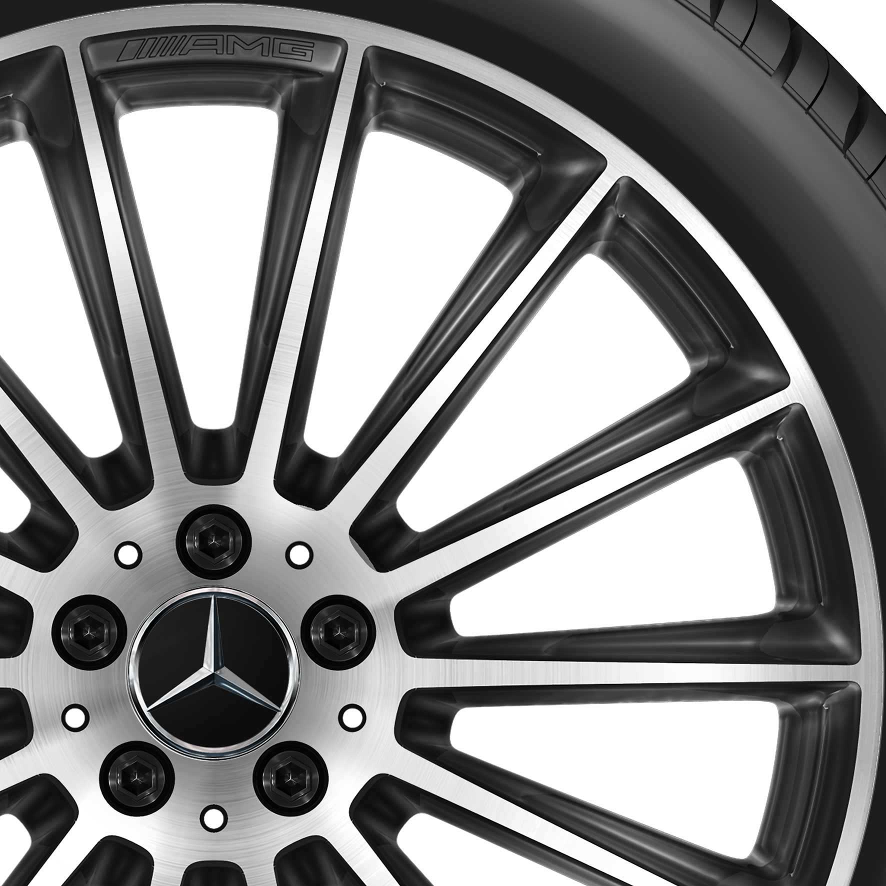 AMG Multispoke [167-21] Gloss Black with High Sheen Alloy Wheel Product Image #2