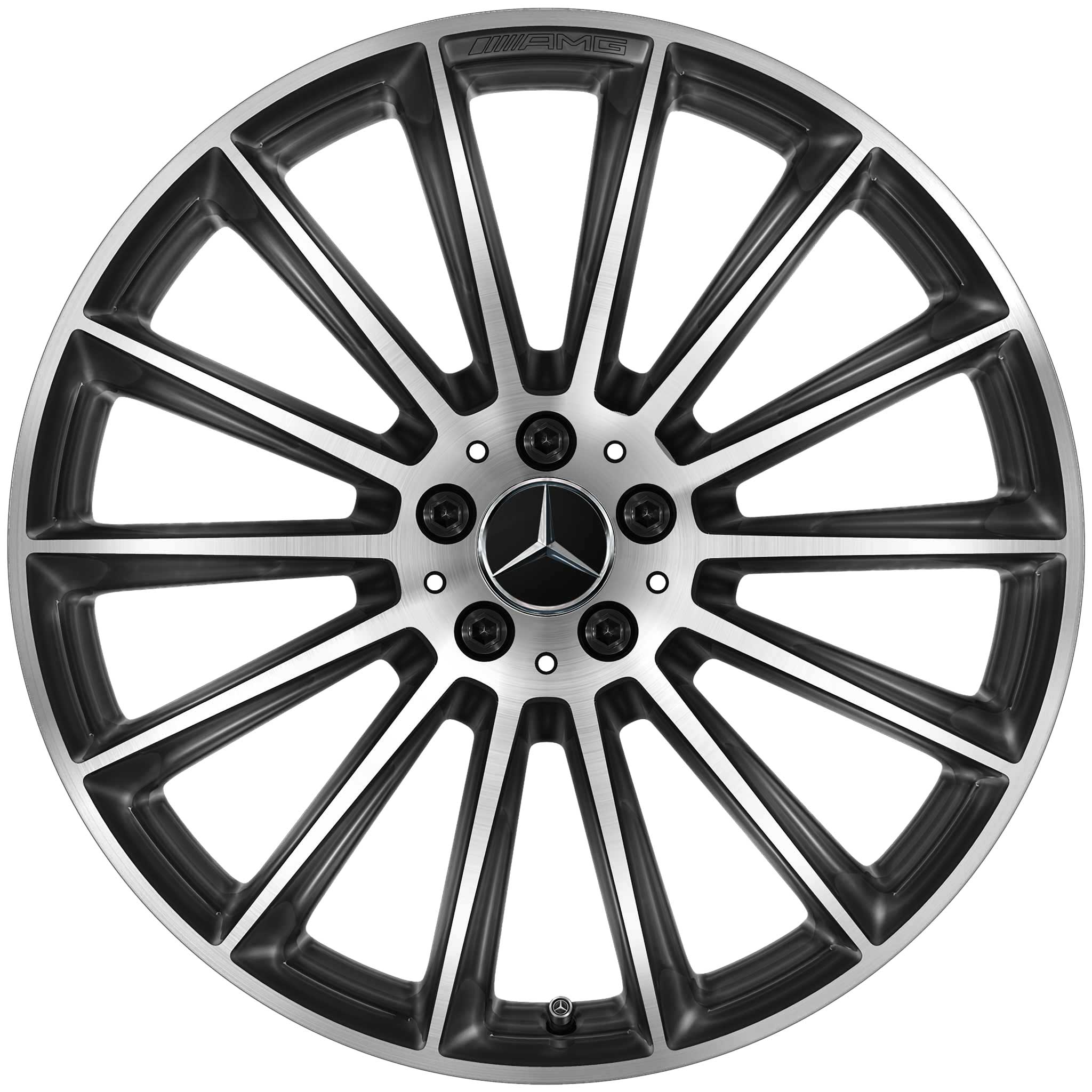 AMG Multispoke [167-21] Gloss Black with High Sheen Alloy Wheel Product Image #1