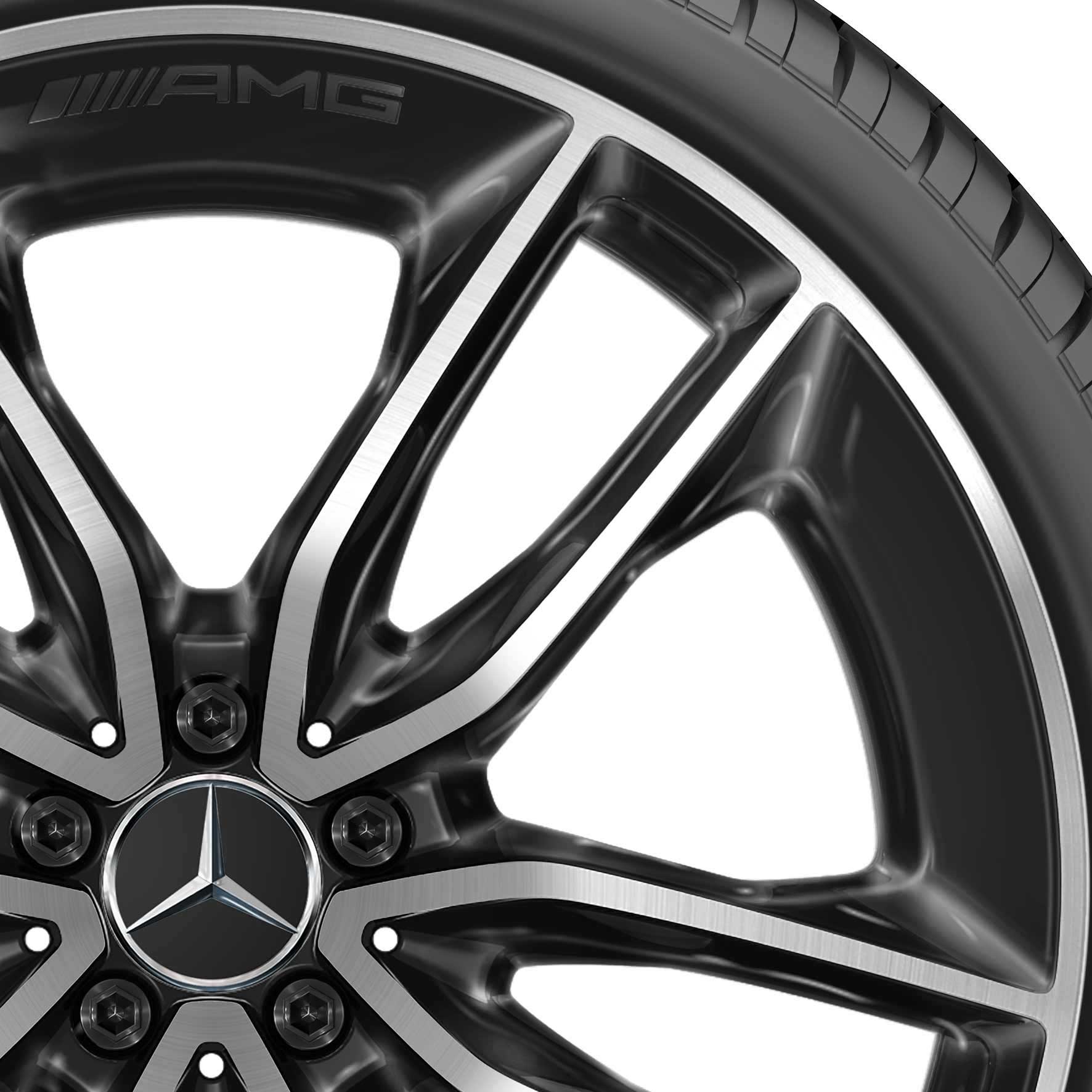 AMG 5 Double Spoke [167-22] Gloss Black with High Sheen Alloy Wheel Product Image #2