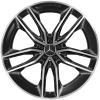 AMG 5 Double Spoke [167-22] Gloss Black with High Sheen Wheel Img 1