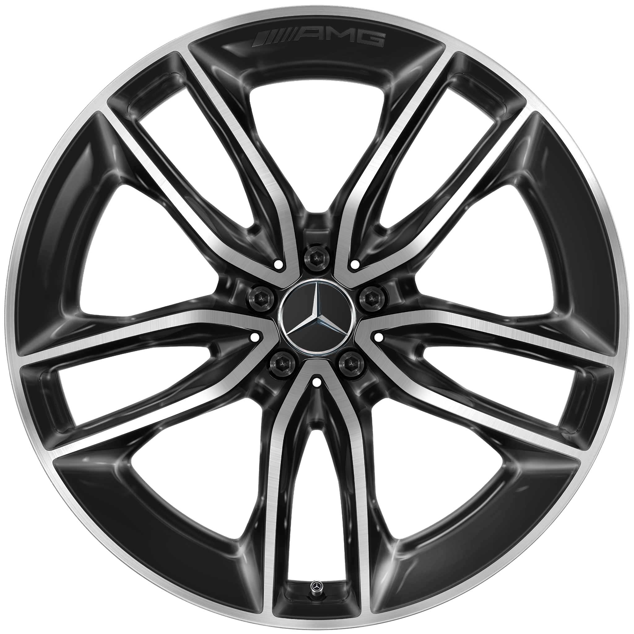 AMG 5 Double Spoke [167-22] Gloss Black with High Sheen Alloy Wheel Product Image #1