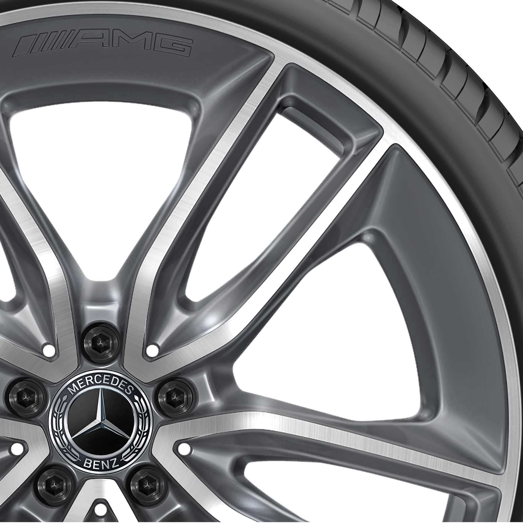 AMG 5 Double Spoke [167-22] Tremolite Metallic with High Sheen Alloy Wheel Product Image #2