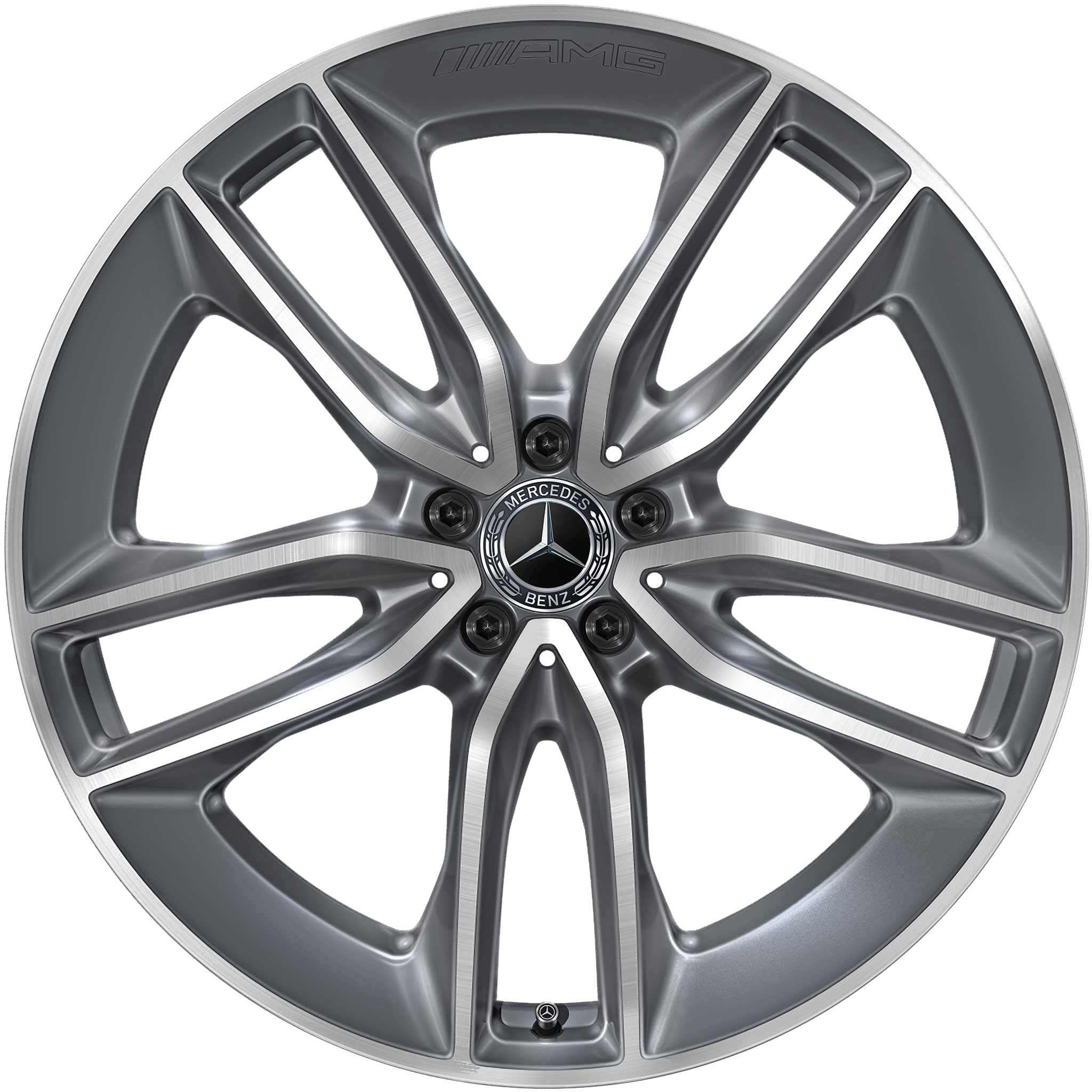 AMG 5 Double Spoke [167-22] Tremolite Metallic with High Sheen Alloy Wheel Product Image #1
