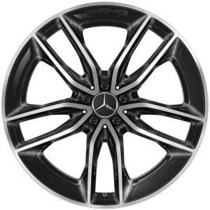 AMG 5 Double Spoke [167-22] Gloss Black with High Sheen Alloy Wheel - Sizes 22in