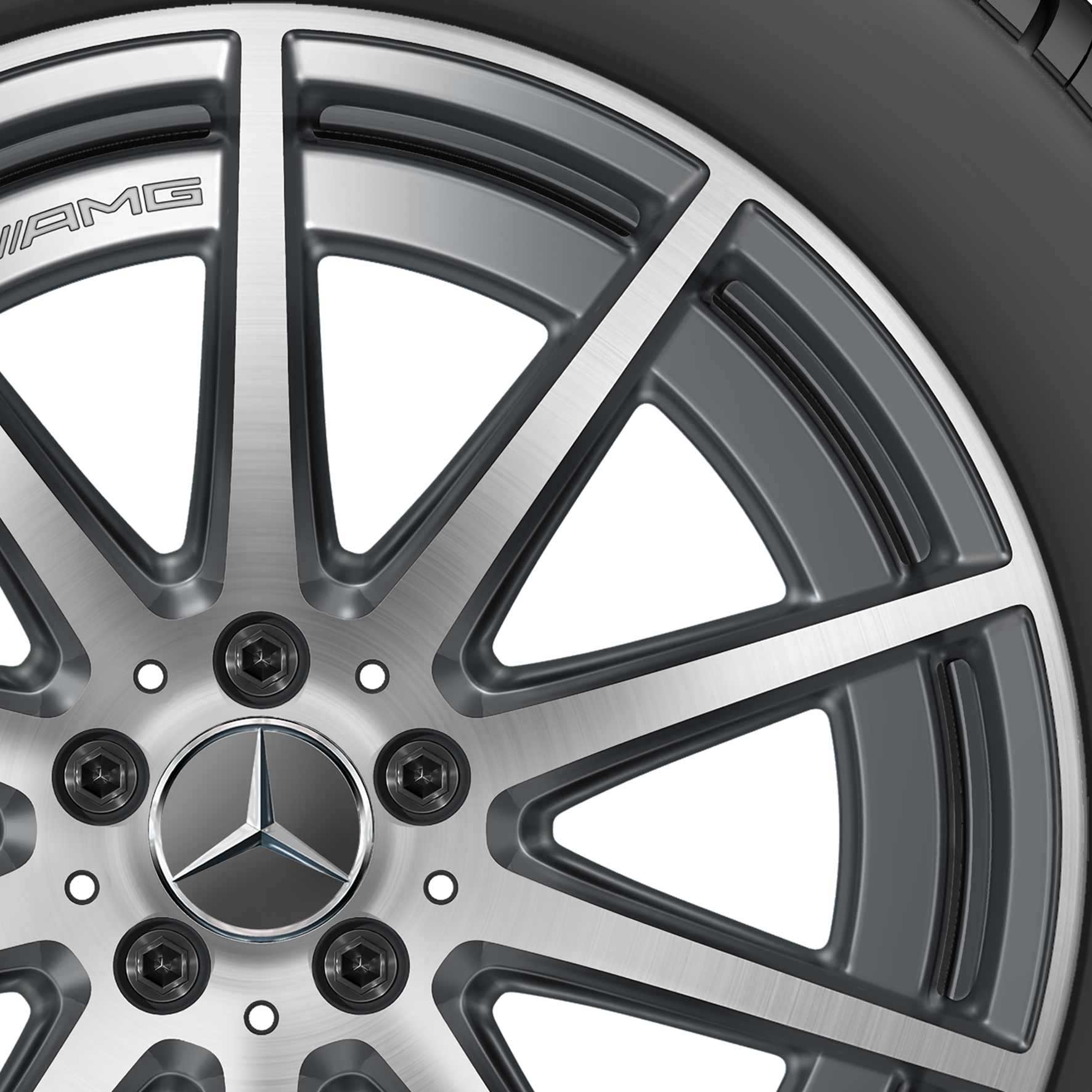 AMG 10 Spoke [167-20] Tantalite Grey with High Sheen Alloy Wheel Product Image #2