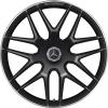 AMG Cross Spoke [167-22] Matt Black with High Sheen Rim Edge (Forged) Wheel Img 1
