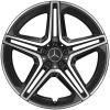 AMG 5 Double Spoke [167-21] Gloss Back with High Sheen Wheel Img 1