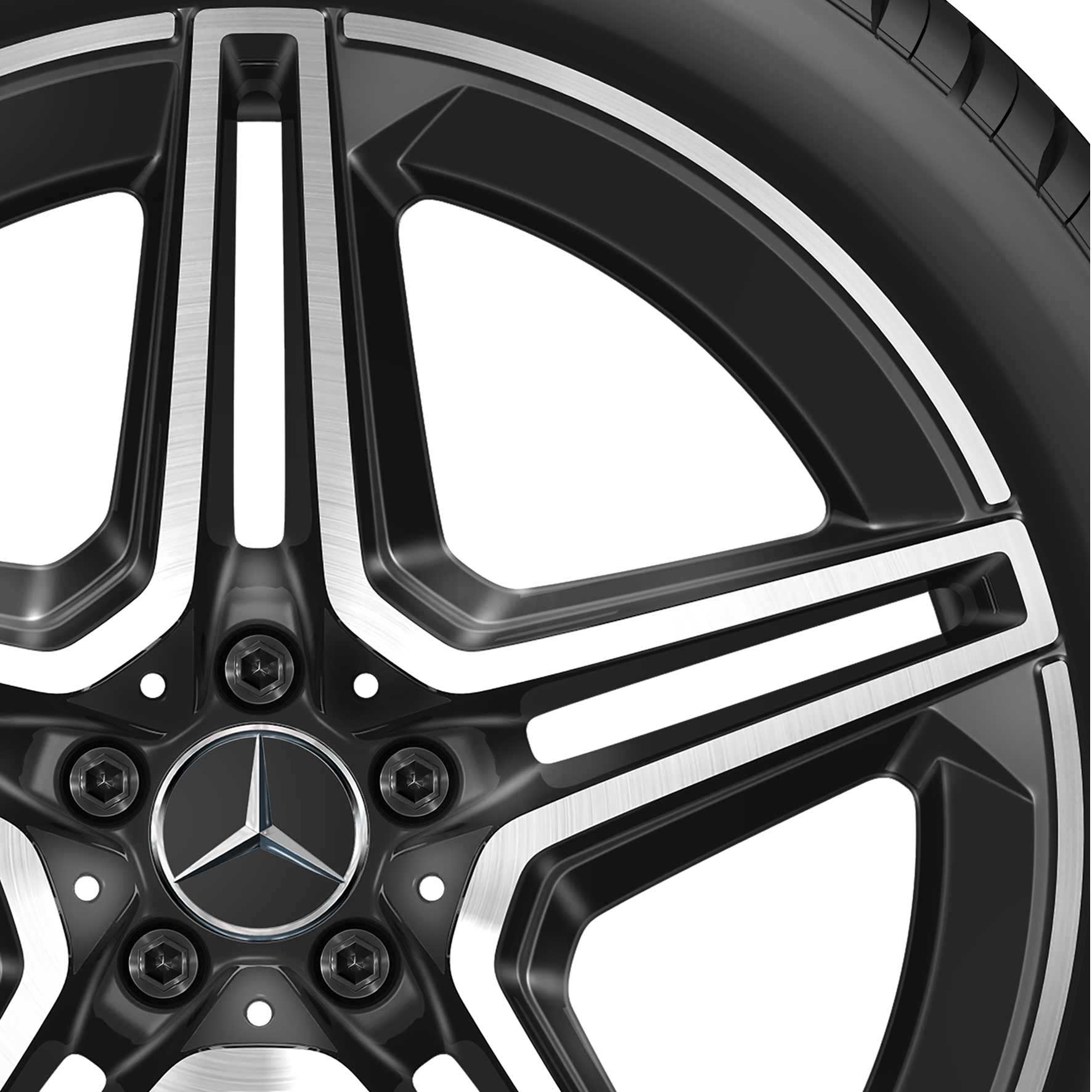 AMG 5 Double Spoke [167-21] Gloss Back with High Sheen Alloy Wheel Product Image #2