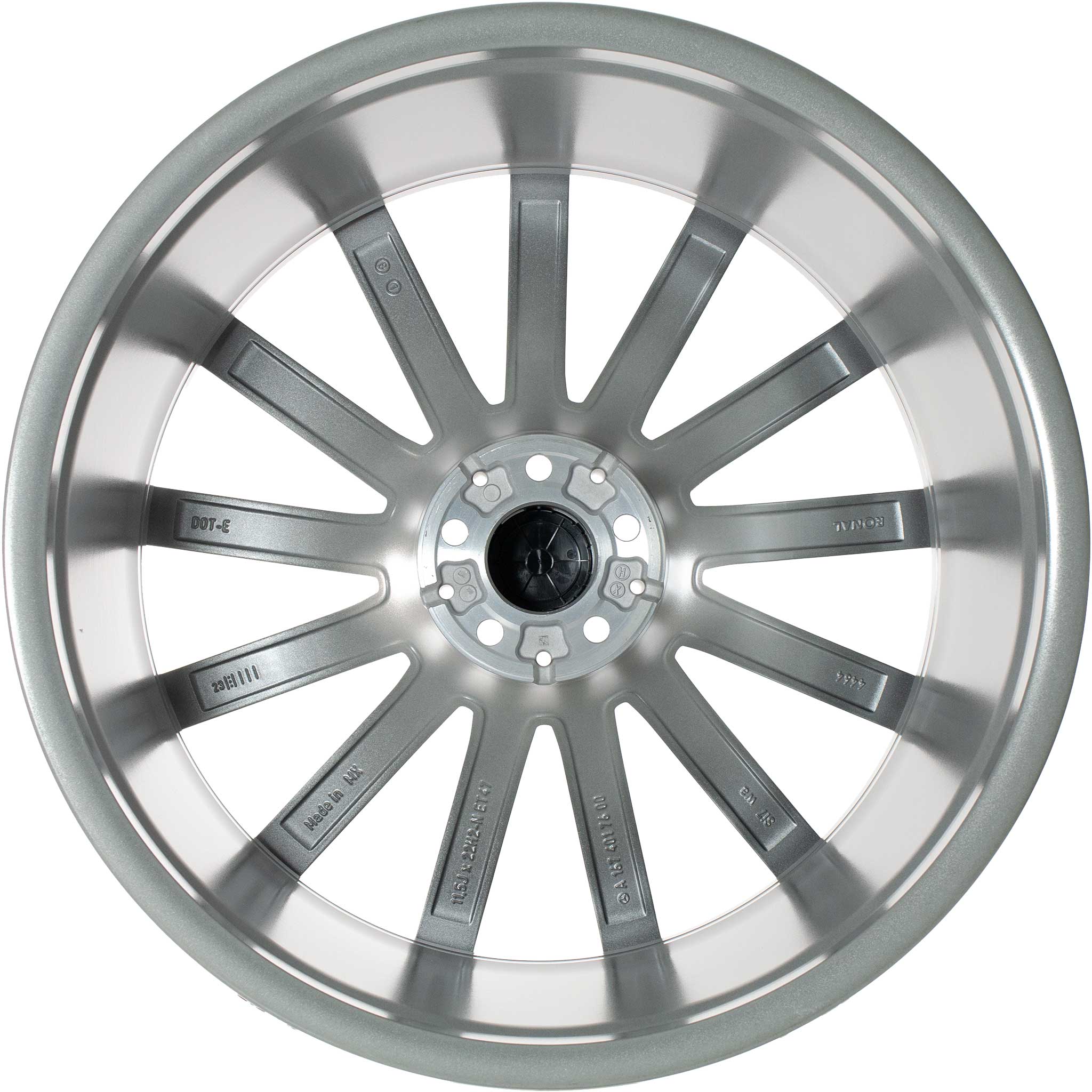 AMG Multispoke [167-22] Himalaya Grey with High Sheen Alloy Wheel Product Image #3