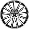 AMG Multispoke [167-22] Gloss Back with High Sheen Wheel Img 1