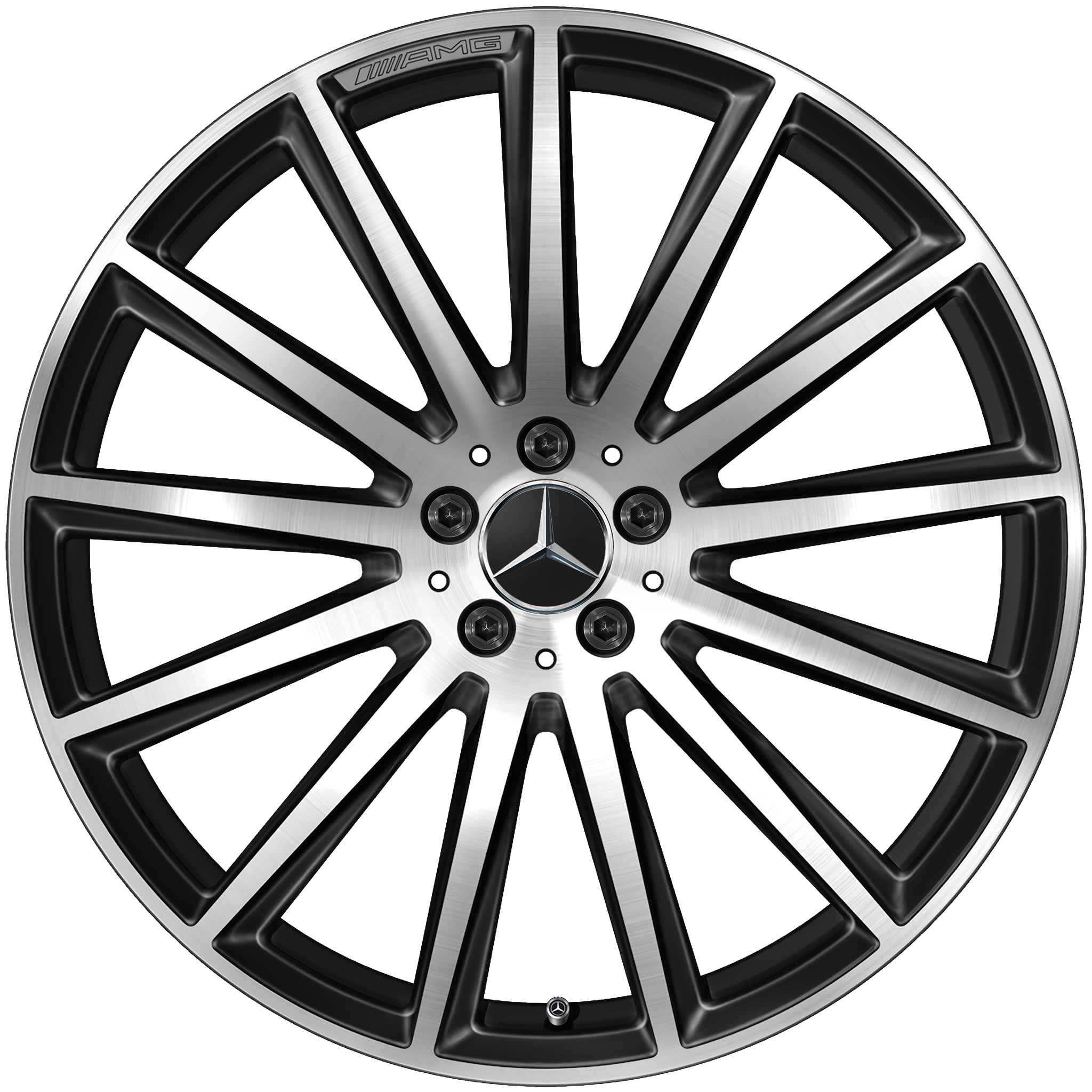 AMG Multispoke [167-22] Gloss Back with High Sheen Alloy Wheel Product Image #1
