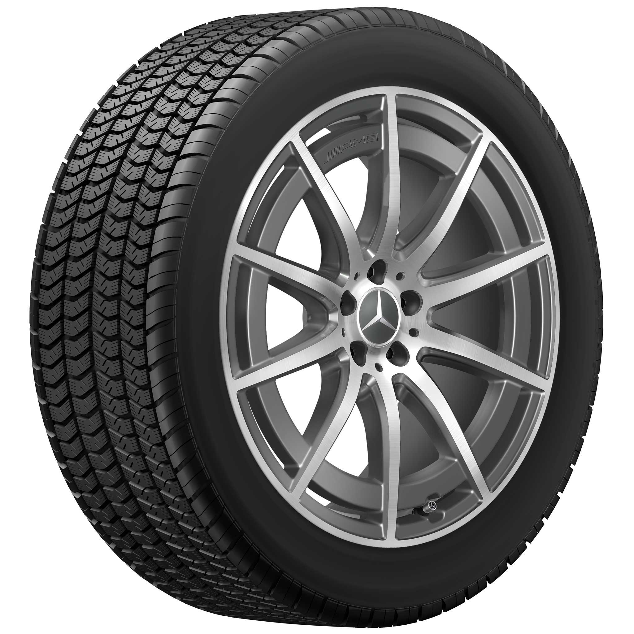 AMG 10 Spoke [167-21] Tantalite Grey with High Sheen Alloy Wheel Product Image #2