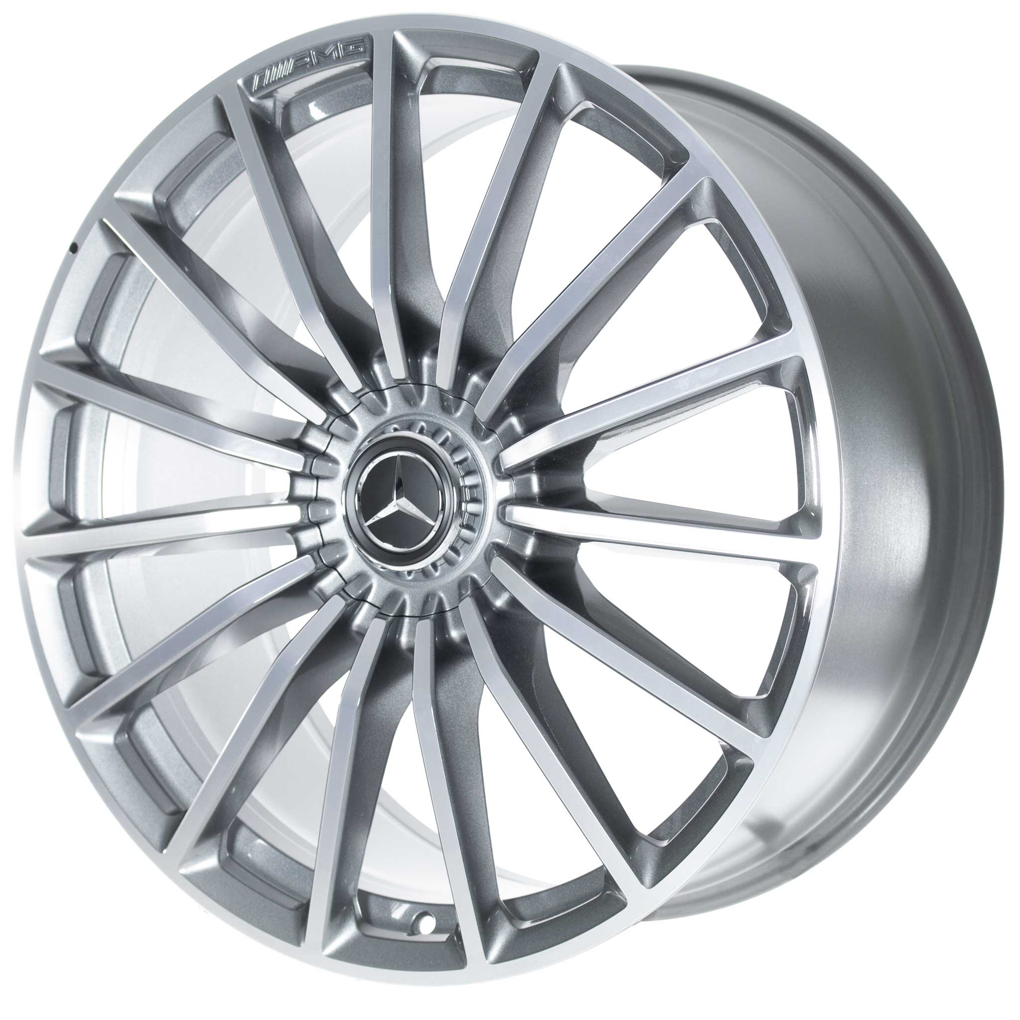 AMG Multispoke [167-22] Himalaya Grey with High Sheen Alloy Wheel Product Image #2