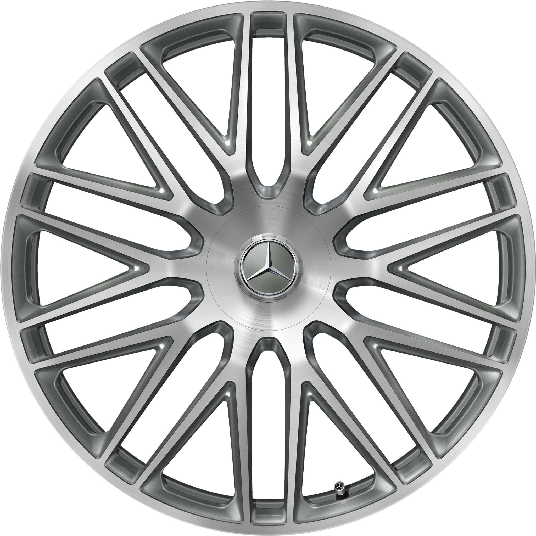 AMG 10 Y Spoke [167-23] Himalaya Grey with High Sheen (Forged) Alloy Wheel Product Image #1