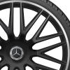 AMG 10 Y Spoke [167-23] Matt Black with High Sheen Rim Edge (Forged) Wheel Img 2