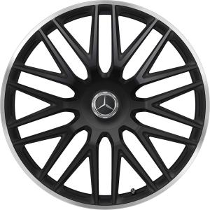 23" AMG 10 Y Spoke [167-23] Matt Black with High Sheen Rim Edge (Forged) alloy wheel