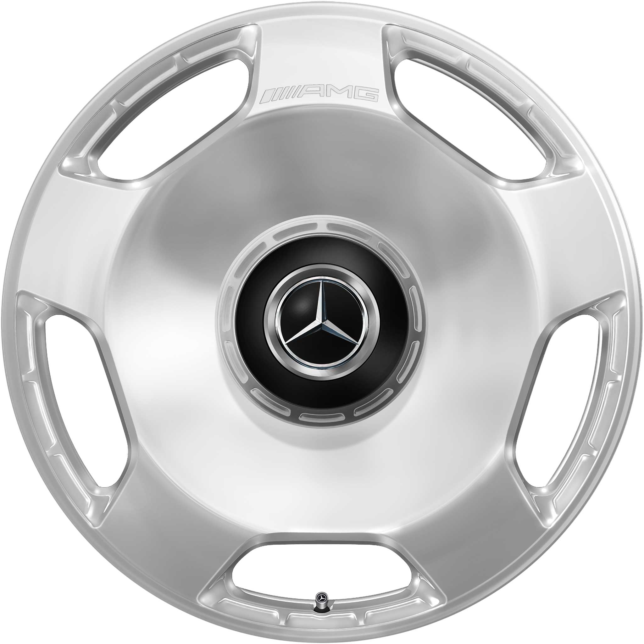 AMG 5 Hole [167-23] Clear Lacquer with High Sheen Alloy Wheel Product Image #1