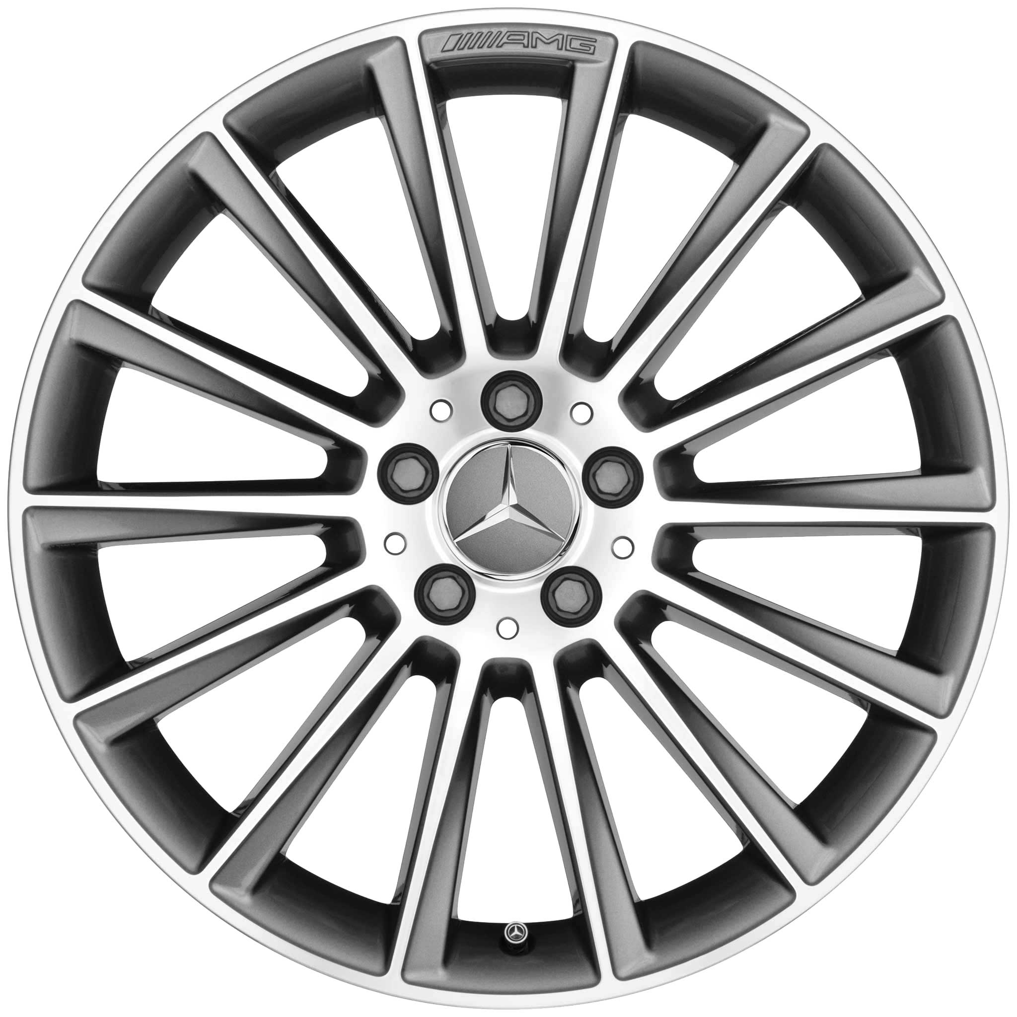 AMG Multispoke [172-18] Himalaya Grey with High Sheen Alloy Wheel Product Image #1