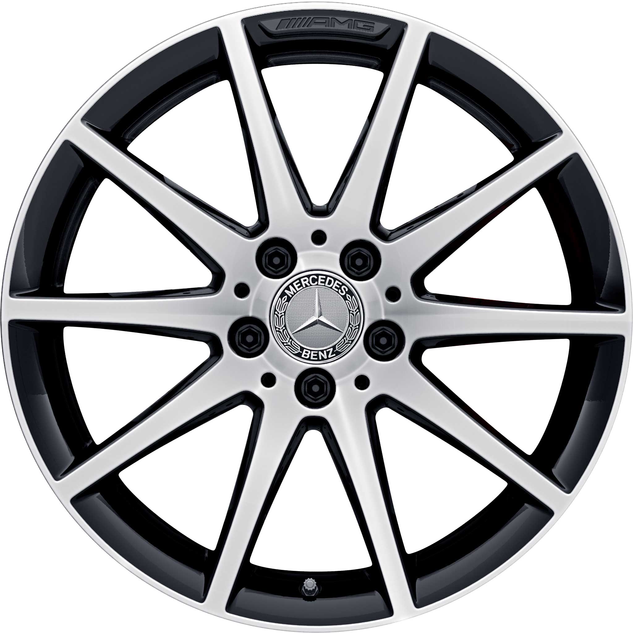 AMG 10 Spoke [172-18] Gloss Black with High Sheen Alloy Wheel Product Image #1