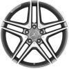AMG 5 Twin Spoke [176-18] Himalaya Grey with High Sheen Wheel Img 1