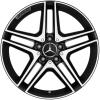 AMG 5 Twin Spoke [176-18] Gloss Black with High Sheen Wheel Img 1