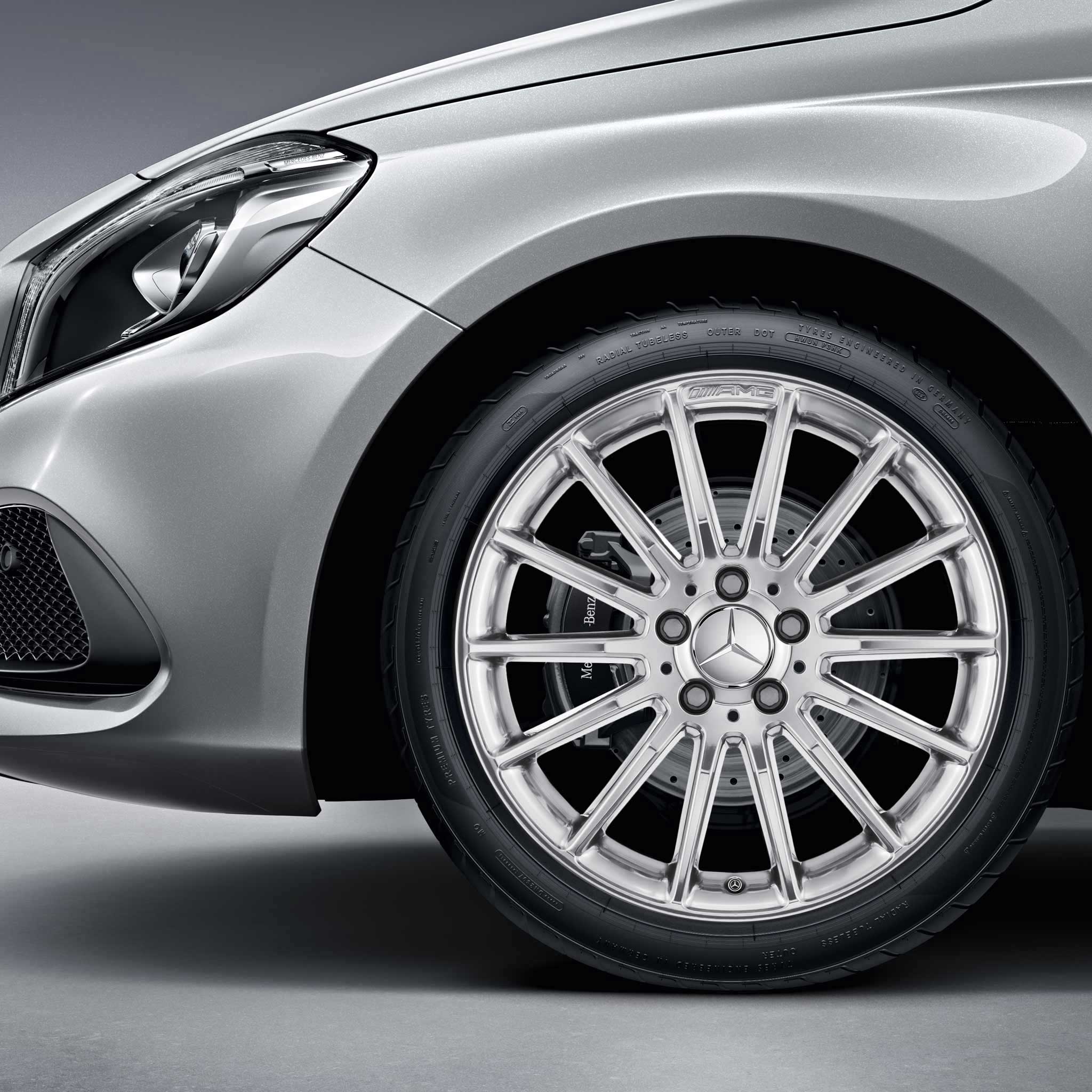 AMG Multispoke [176-18] Clear Lacquer with High Sheen Alloy Wheel Product Image #4