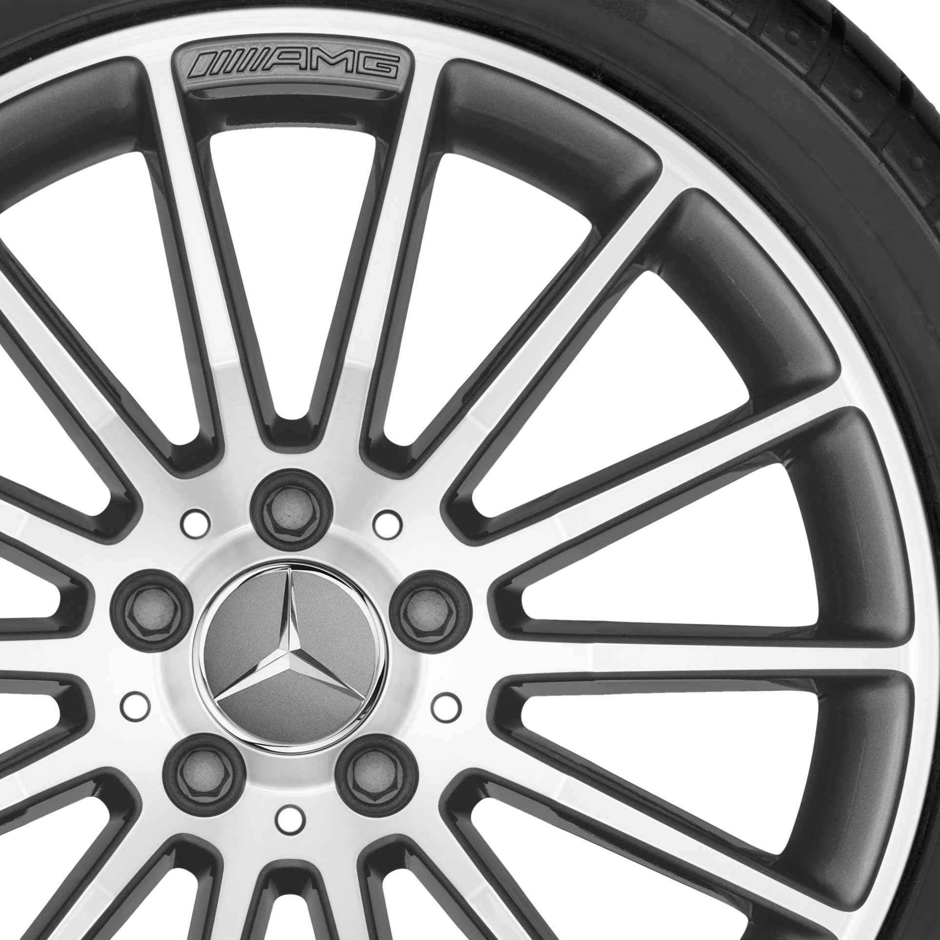 AMG Multispoke [176-18] Himalaya Grey with High Sheen Alloy Wheel Product Image #2