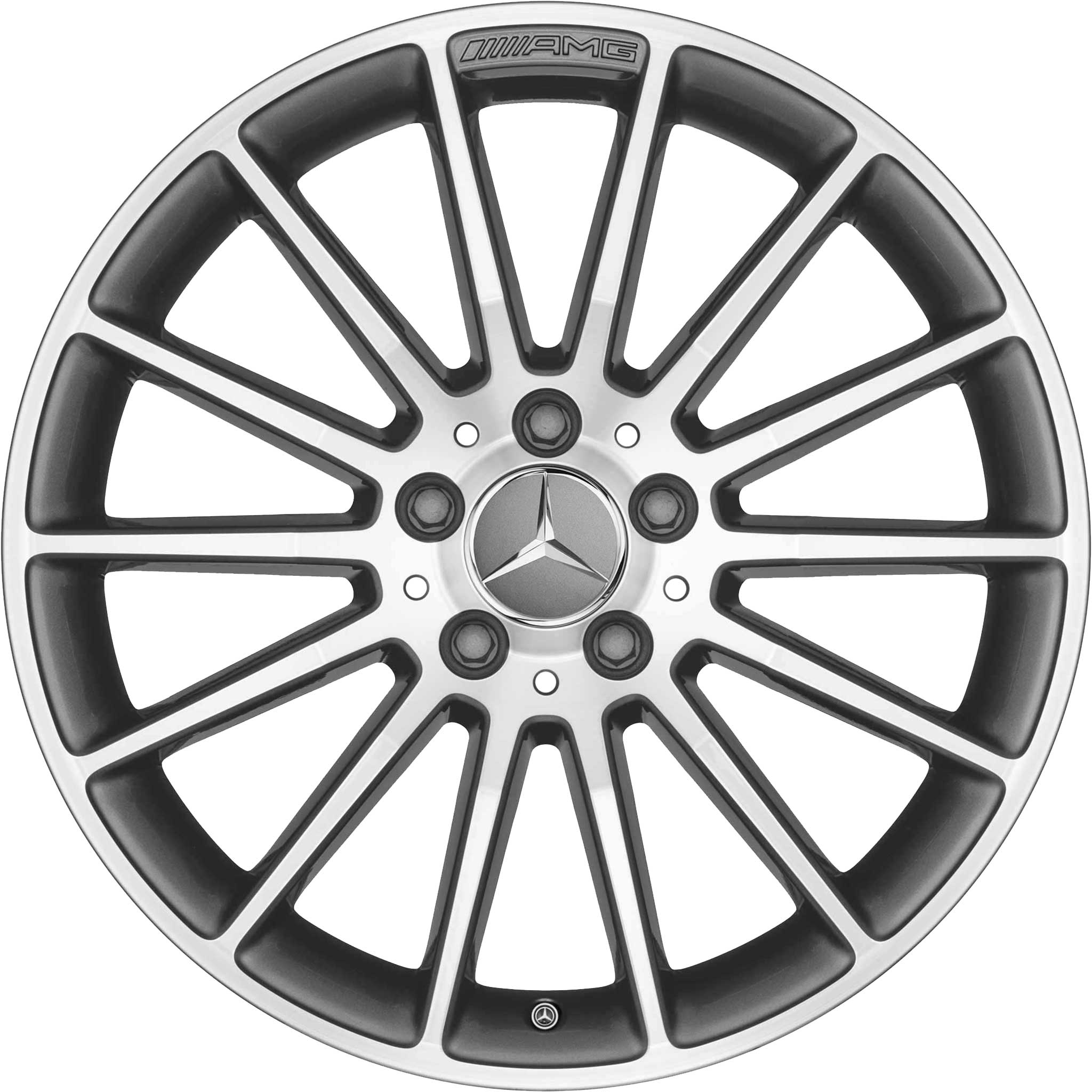AMG Multispoke [176-18] Himalaya Grey with High Sheen Alloy Wheel Product Image #1