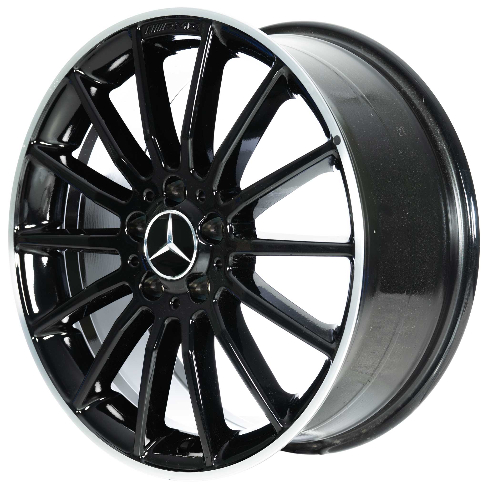 AMG Multispoke [176-18] Gloss Black with High Sheen Rim Edge Alloy Wheel Product Image #2