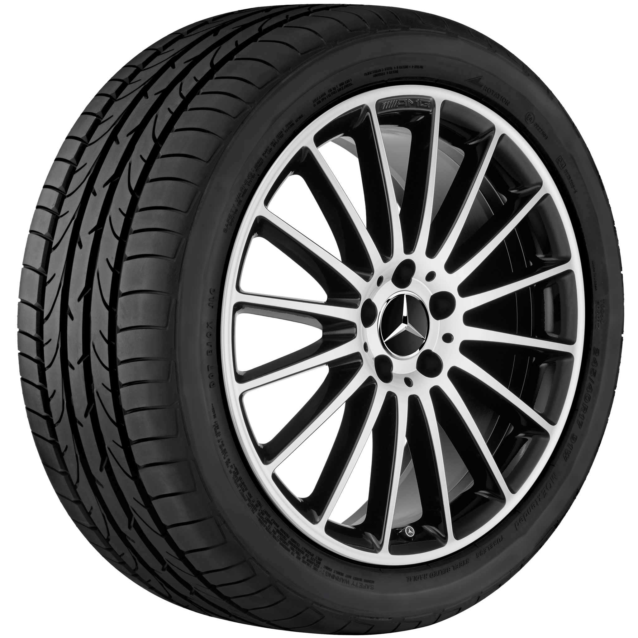 AMG Multispoke [176-18] Gloss Black with High Sheen Alloy Wheel Product Image #3