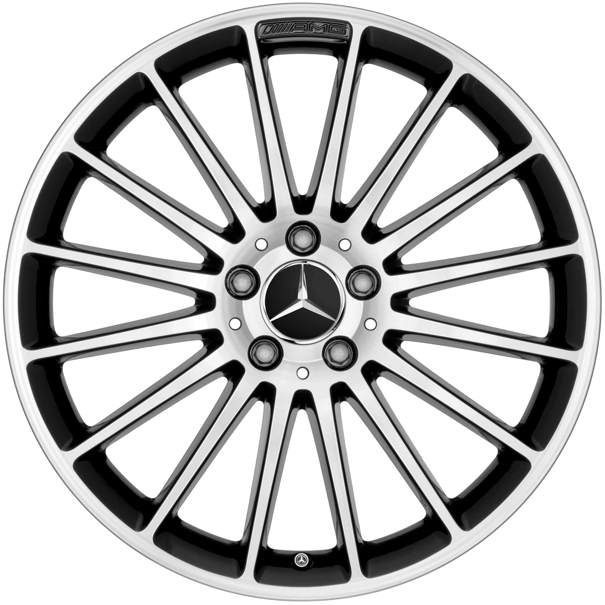 AMG Multispoke [176-18] Gloss Black with High Sheen Alloy Wheel Product Image #1