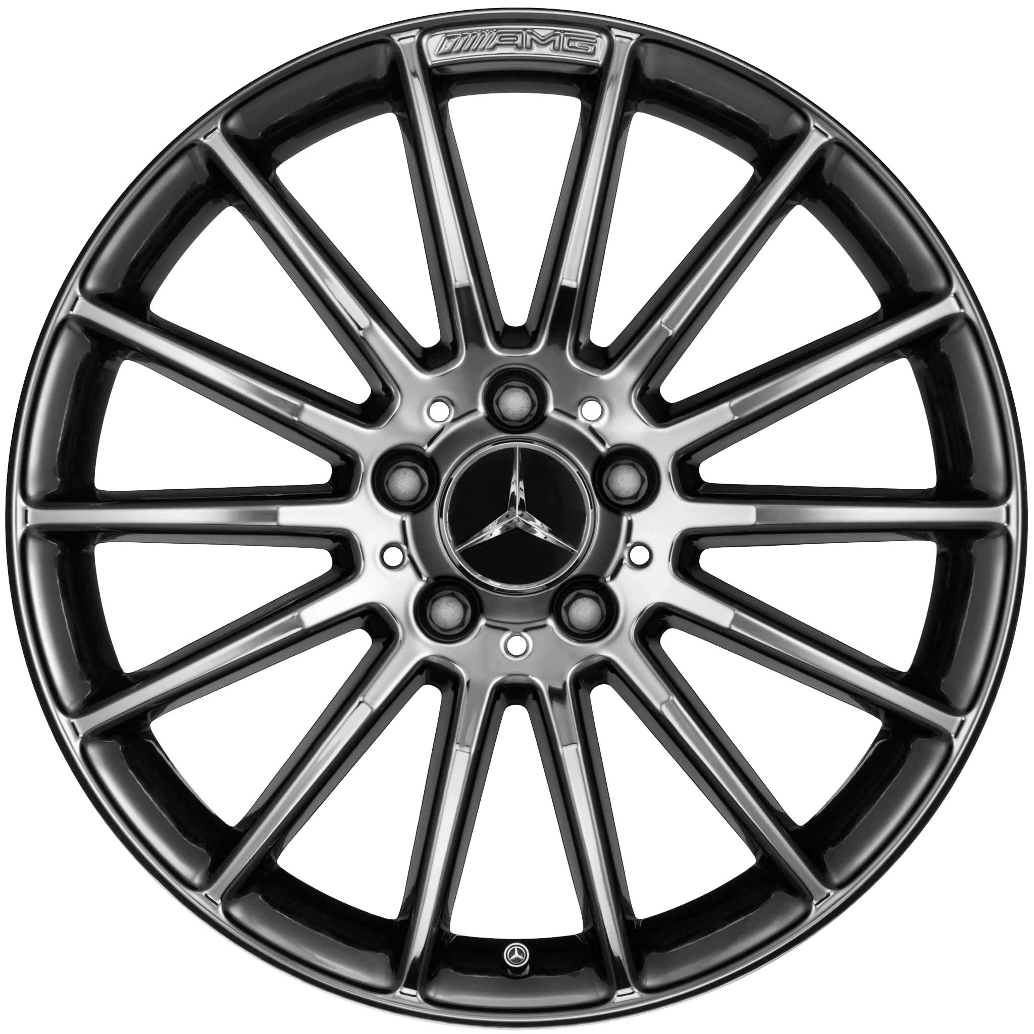 AMG Multispoke [176-18] Titanium Black Alloy Wheel Product Image #1