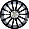 AMG Multispoke [176-18] Gloss Black with Orange Rim Edge Wheel Img 3