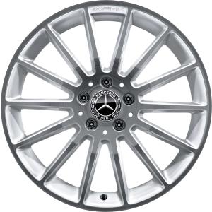 18" AMG Multispoke [176-18] Snow White with High Sheen alloy wheel