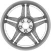 AMG 5 Twin Spoke [176-18] Himalaya Grey with High Sheen Wheel Img 3