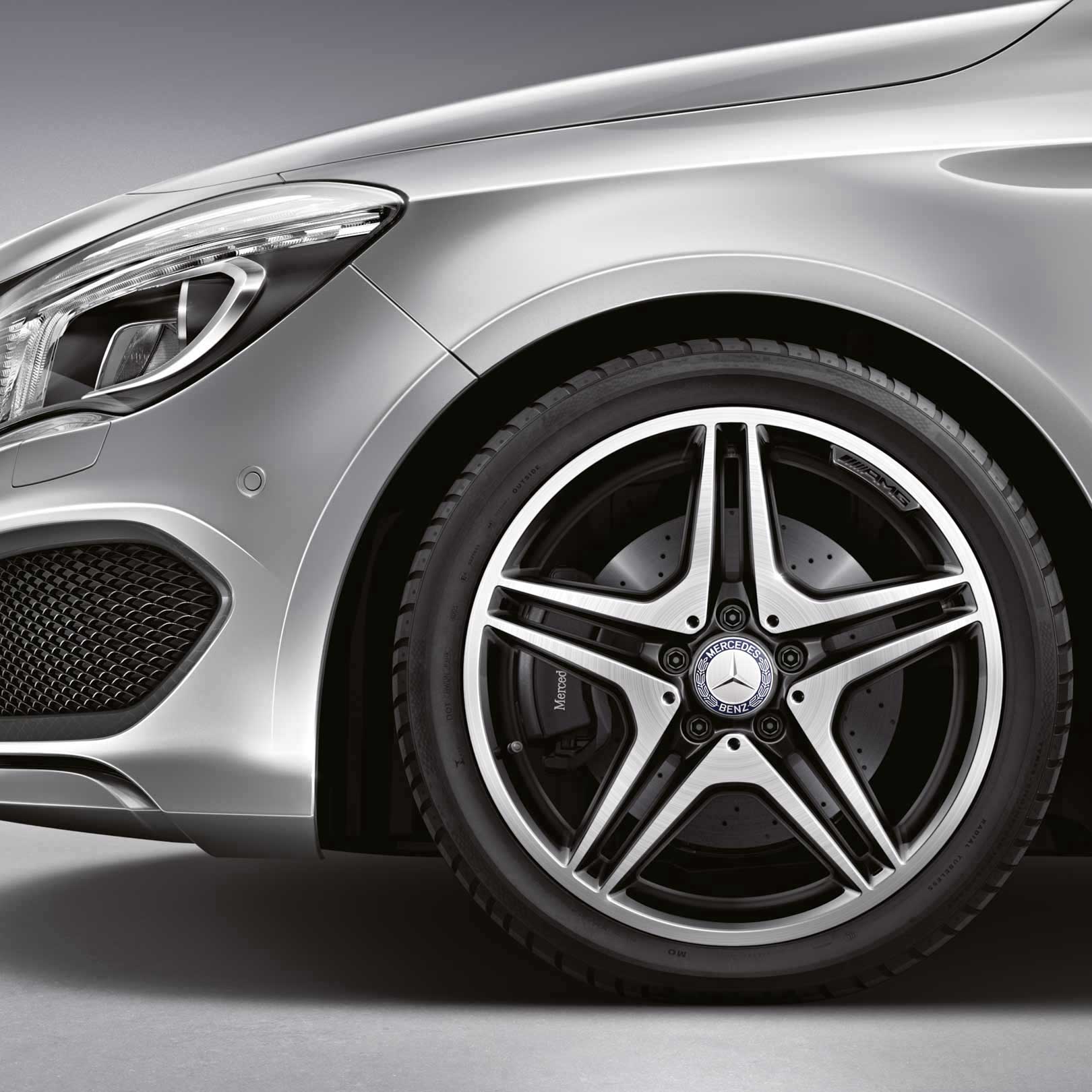 AMG 5 Twin Spoke [176-18] Gloss Black with High Sheen Alloy Wheel Product Image #4
