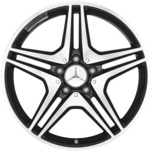 AMG 5 Twin Spoke [176-18] Gloss Black with High Sheen Alloy Wheel - Sizes 18in