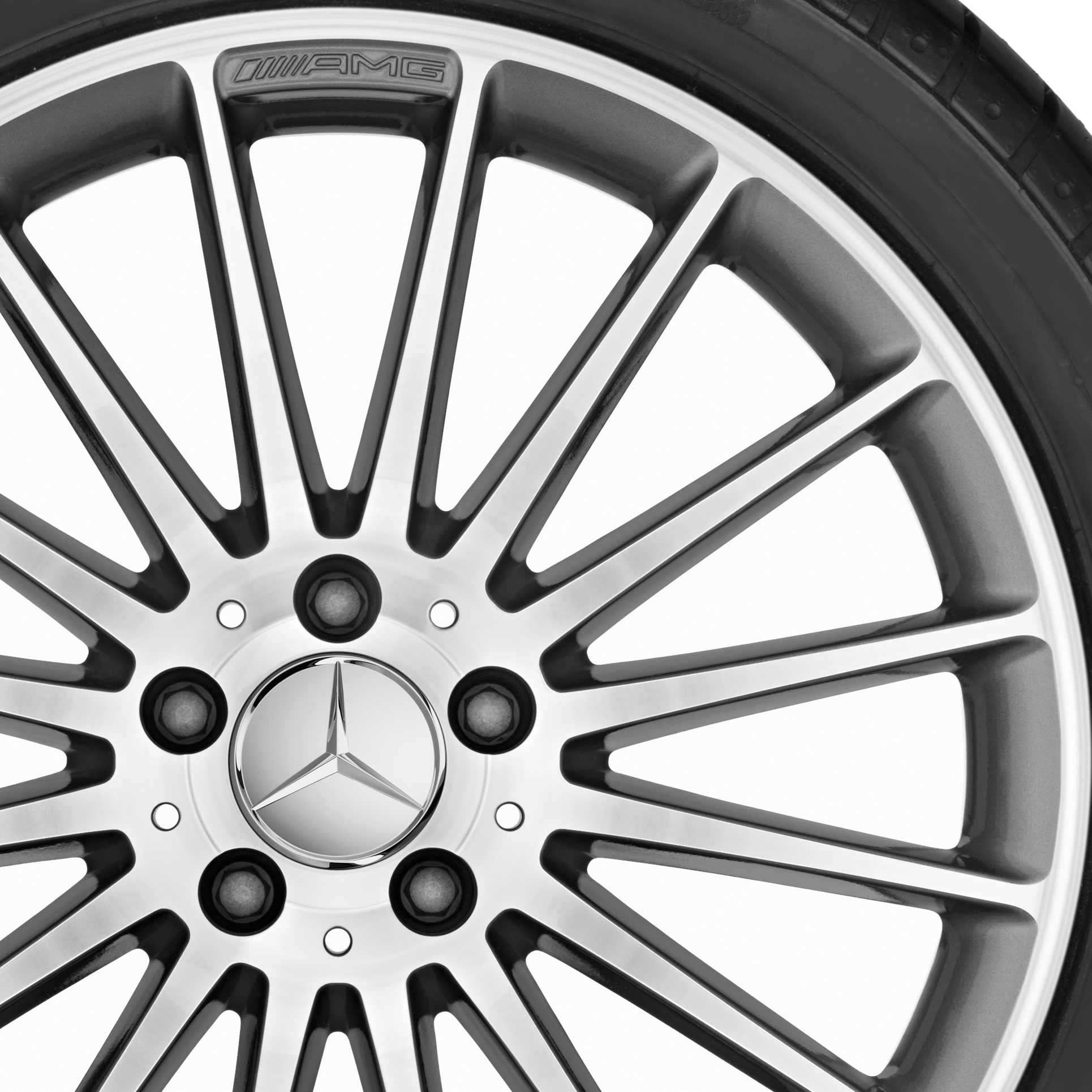AMG Multispoke [176-19] Himalaya Grey with High Sheen Alloy Wheel Product Image #2