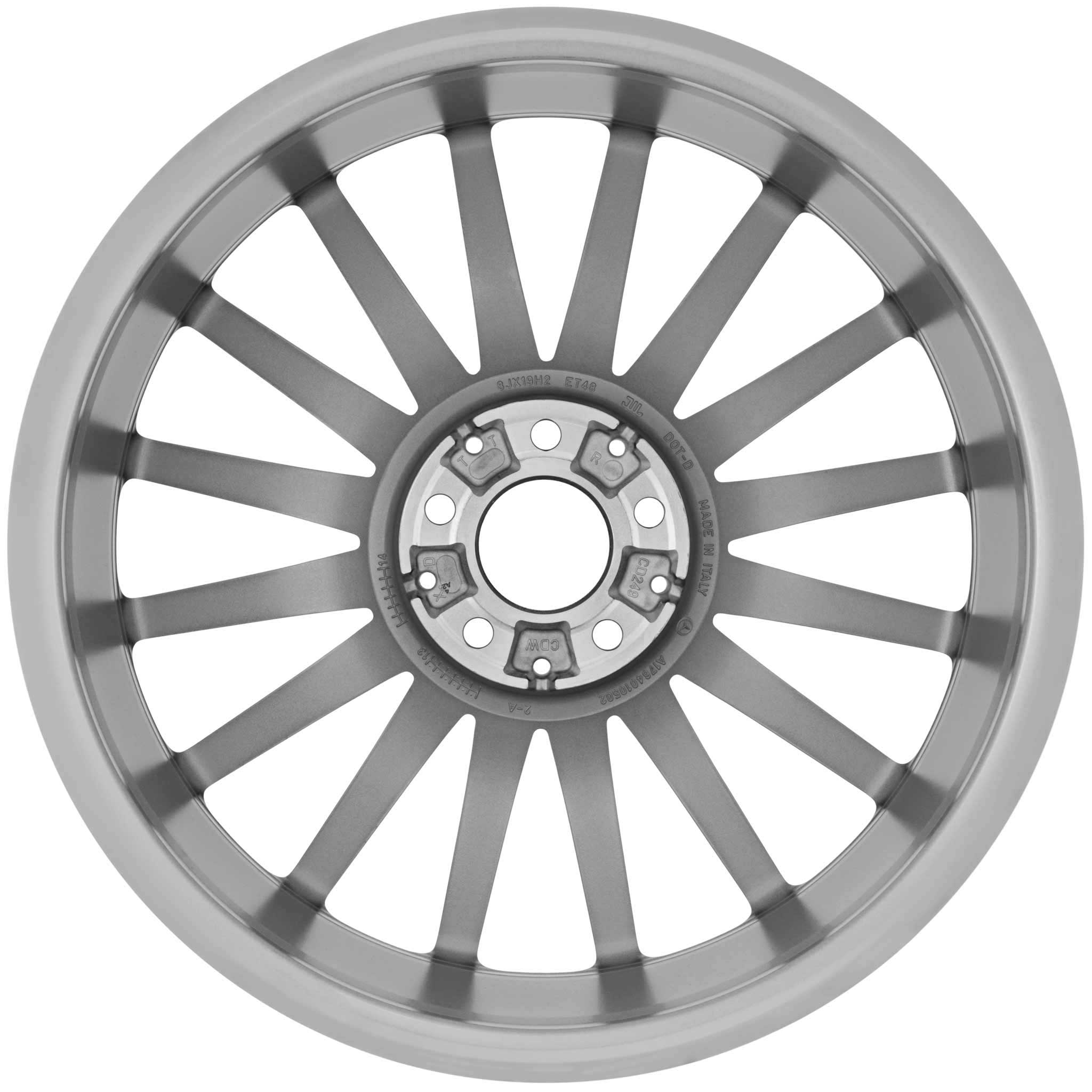 AMG Multispoke [176-19] Himalaya Grey with High Sheen Alloy Wheel Product Image #3