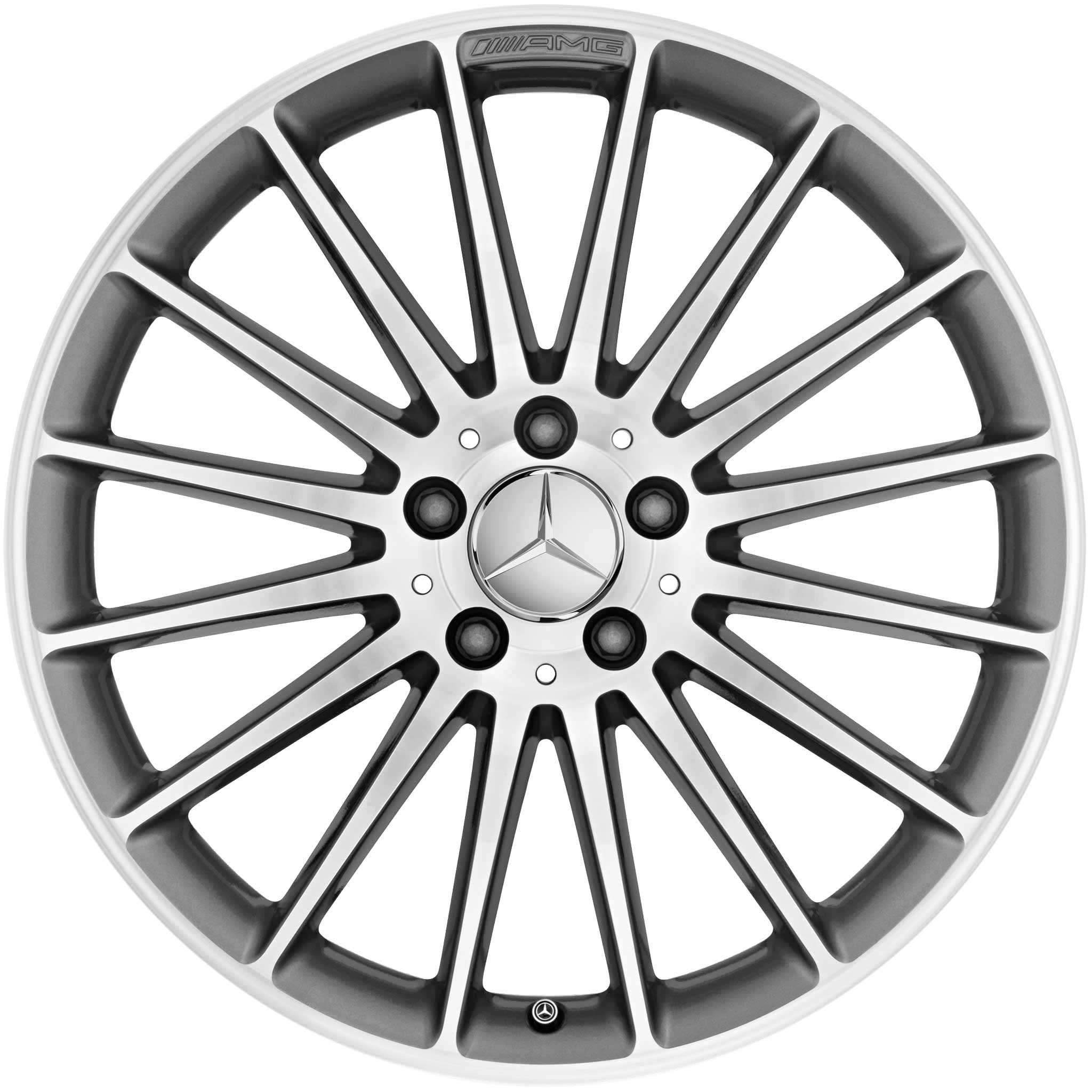 AMG Multispoke [176-19] Himalaya Grey with High Sheen Alloy Wheel Product Image #1